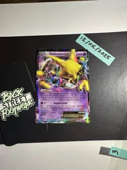 Alakazam EX 25/124, Holo, XY Fates Collide, Pokemon TCG, Ultra Rare, 2016, NM - Image 1