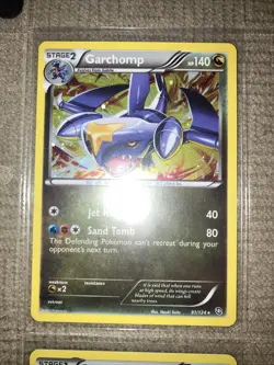 Pokemon Black And White Plasma Lot Of 5 Holo Blastoise Garchomp Gyarados NM - Image 3