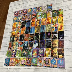 Pokemon Lot of 44 Topps TV Animation Pokemon Blue Logo LP-LP+ Mewtwo Pikachu Etc - Image 1
