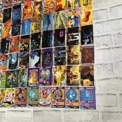 Pokemon Lot of 44 Topps TV Animation Pokemon Blue Logo LP-LP+ Mewtwo Pikachu Etc - Image 2