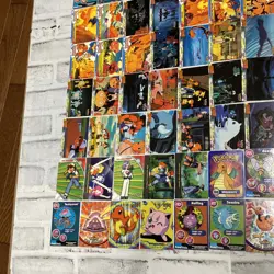 Pokemon Lot of 44 Topps TV Animation Pokemon Blue Logo LP-LP+ Mewtwo Pikachu Etc - Image 3