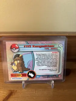 2000 Topps Pokemon #115 Kangaskhan TV Animation Series 2 Blue Logo non-holo - Image 2