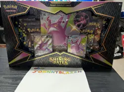 Pokemon TCG Shining Fates Shiny Crobat VMAX Premium Collection Box Sealed - Image 1