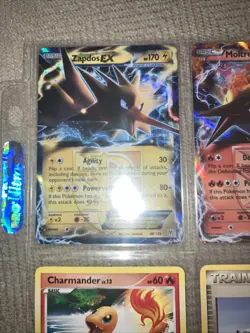 Pokemon Black And White Plasma Lot Of 8 Holo Full Art Zapdos Ex Moltres Ex NM - Image 3
