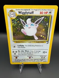 Wigglytuff Holo Rare 19/130 Pokemon Base Set 2 WOTC Vintage - Image 1