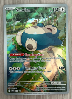 Pokemon TCG Snorlax SVP 051 Scarlet & Violet 151 Black Star Promo - Image 1