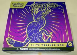 EMPTY Pokemon TCG Scarlet & Violet Elite Trainer Storage Box ETB - Image 2