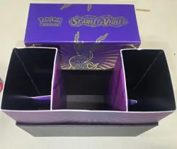 EMPTY Pokemon TCG Scarlet & Violet Elite Trainer Storage Box ETB - Image 5