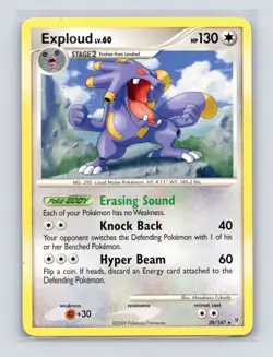 Pokemon TCG Exploud 28 Supreme Victors Normal MP - Image 1