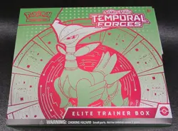 EMPTY Pokemon TCG Temporal Forces Elite Trainer Storage Box ETB RED - Image 2