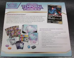 EMPTY Pokemon TCG Temporal Forces Elite Trainer Storage Box ETB Purple - Image 3
