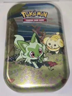 Pokemon TCG Paldea Mini Tin Collectible Box - EMPTY - Image 1