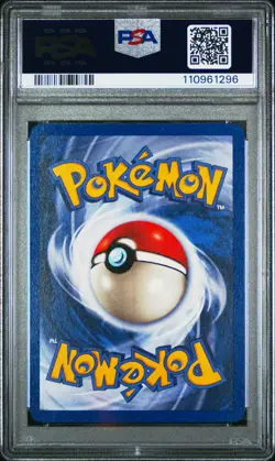 1999 POKEMON FOSSIL 1ST ED #60 GAMBLER PSA 9 - Image 2