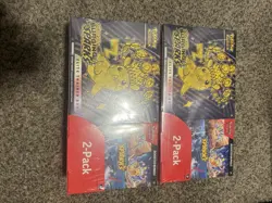 Pokemon TCG Surging Sparks ETB & Booster Bundle Costco 2-Pack NEW Factory Sealed - Image 2