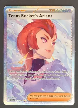 Pokemon Team Rocket's Ariana 237/182 SIR Destined Rivals NM+/Pack Fresh - Image 1