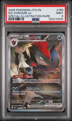 2025 Pokemon En-Journey Together N'S Zoroark Ex Special Illustration Rare PSA 9 - Image 1