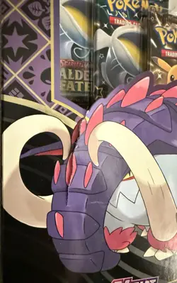 Pokemon TCG PALDEAN FATES Great Tusk Iron Treads Ex Premium Collection (Damaged) - Image 3