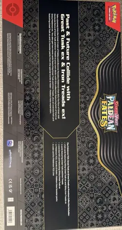 Pokemon TCG PALDEAN FATES Great Tusk Iron Treads Ex Premium Collection (Damaged) - Image 4
