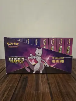 Pokemon TCG: Hidden Fates Pin Collection Mew & Mewtwo Case 8 Boxes 820650814778 - Image 3