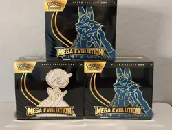 Pokemon Mega Evolution Elite Trainer Box ETB Set of 2 Sealed Brand New QTY - Image 1
