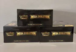Pokemon Mega Evolution Elite Trainer Box ETB Set of 2 Sealed Brand New QTY - Image 2