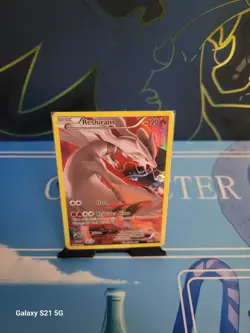Reshiram - XY74 Black Star Promo Full Art Pokemon - Mp - Image 1