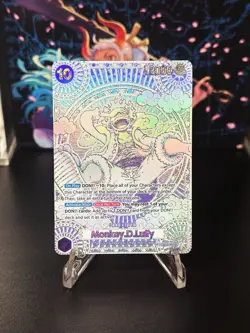 OP05-119 Monkey.D.Luffy : Special Card SEC Silver English One Piece TCG Card - Image 1