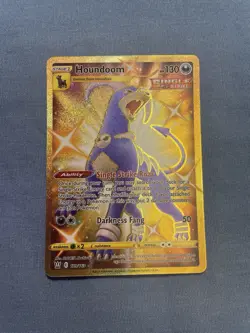 Pokemon TCG Battle Styles Houndoom Full Art Gold Card 179/163 NM/Mint Condition - Image 1