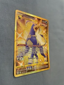 Pokemon TCG Battle Styles Houndoom Full Art Gold Card 179/163 NM/Mint Condition - Image 5