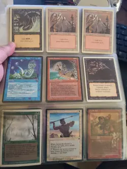 Vintage MTG Card Lot - Fallen Empires, Ice Age, Homelands Era 1993 1994 - Image 2