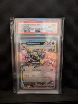 Umbreon EX Play! Promo Stamped Card PSA 10 Gem Mint Pokemon TCG 2025 New Cert - Image 1