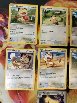 Meowth Vintage To Modern Pokemon Card Lot LP (Read Description) - Image 2