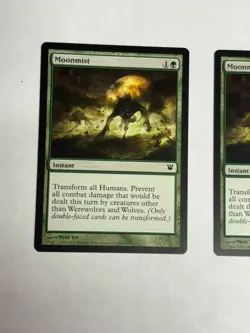 2x Moonmist Innistrad NM Green Common MAGIC THE GATHERING MTG CARD x2 - Image 2