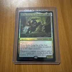 Byrke Long Ear Of The Law (Foil) N/M - Bloomburrow MTG Magic The Gathering Card - Image 1