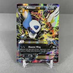 Pokemon TCG M Absol-EX XY XY63 Holo Promo Card LP - Image 1