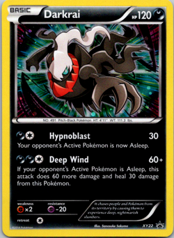 Darkrai XY22 Black Star Promo Pokemon TCG Card - 2014 - Near Mint NM Holo - Image 1