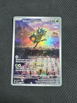 Teal Mask Ogerpon 123 Sv: Scarlet & Violet Promo Cards Holo Pokemon TCG - Image 1