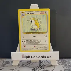 Raticate 40/102 Base Set 4th Print 1999-2000 Pokemon Card WOTC - Image 1