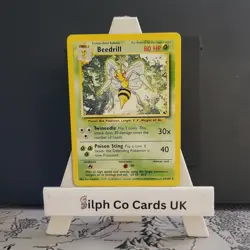 Beedrill 17/102 Base Set 4th Print 1999-2000 Pokemon Card WOTC - Image 1