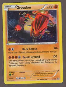 Groudon XY52 Black Star Promo - Holo - Pokemon Card XY 2015 NM - Image 1