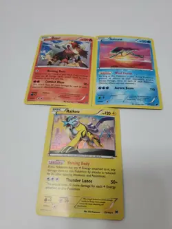 Suicune 30/122, Raikou 55/162, Entei 14/98 - Holo Lot - Pokemon Card - Image 1