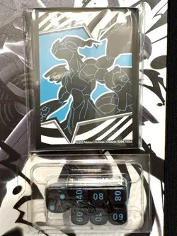 Lot Of Pokemon TCG Black Bolt Binder With Box, Card Sleeves, Dice and 2 Posters - Image 3