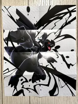 Lot Of Pokemon TCG Black Bolt Binder With Box, Card Sleeves, Dice and 2 Posters - Image 4