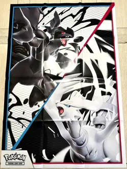 Lot Of Pokemon TCG Black Bolt Binder With Box, Card Sleeves, Dice and 2 Posters - Image 5