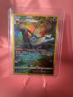 Pokemon Vaporeon Ultra Rare Brilliant Stars Trainer Gallery TG02/TG30 Mint - Image 1