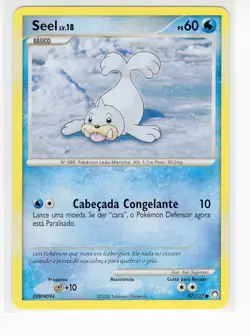 ~PT~ PORTUGUESE Seel 97/123 D&P Mysterious Treasures Pokemon Card (PE1) - Image 1