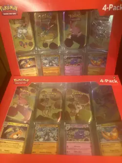 2 Pokemon TCG 151 Mini Tins 4 Pack + 4 Promos SEALED Sams Club Exclusive NEW - Image 1