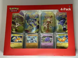Pokemon TCG Scarlet & Violet 151 Mini Tin 4-Pack Lot Of 2 Sam’s Club Sealed - Image 1
