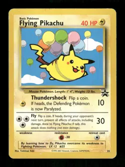Pokemon Flying Pikachu Promo WoTC Promo 25/53 MP - Image 1