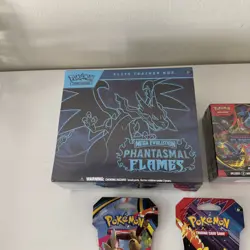 Pokemon Mega Evolution Phantasmal Flames ETB & Booster Bundle Lot Sealed LOOK! - Image 2